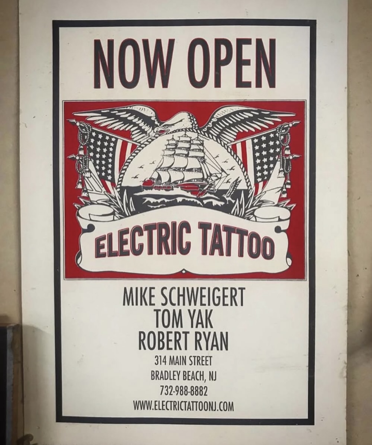 Electric Tattoo original opening poster